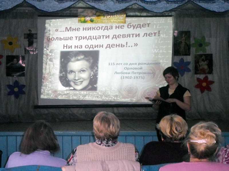 Состоялся юбилейный вечер к 115-летию Л. П. Орловой