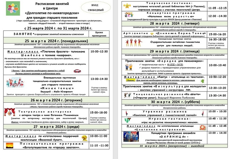 Долголетие по-нижегородски
